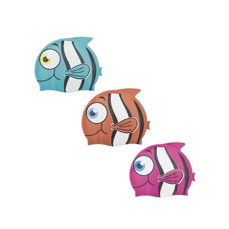 Bonnet de bain Bestway Silicone Multicouleur Poissons