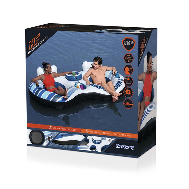 Image secondaire de Bestway Hydro-Force Bouée deux places Rapid Rider II