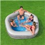 Piscine gonflable Bestway Gris 213 x 206 x 53 cm