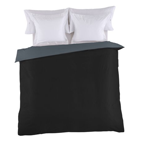 Housse de Couette Alexandra House Living Gris 220 x 220 cm