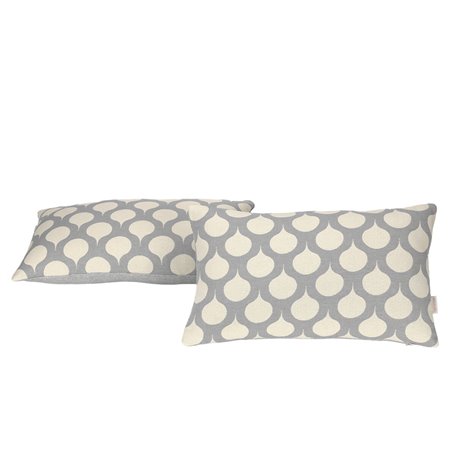 Housse de coussin Alexandra House Living Astún Gris perlé 30 x 50 cm 30 x 1 x 50 cm 2 Unités