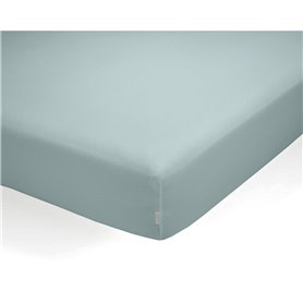 Drap housse Alexandra House Living QUTUN Bleu clair 105 x 200 cm