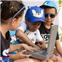 Casquette enfant avec oreilles Sonic Bleu