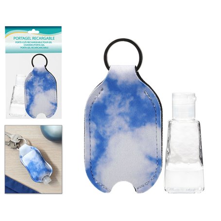 Porte-clés Gel hydroalcoolique Nuages