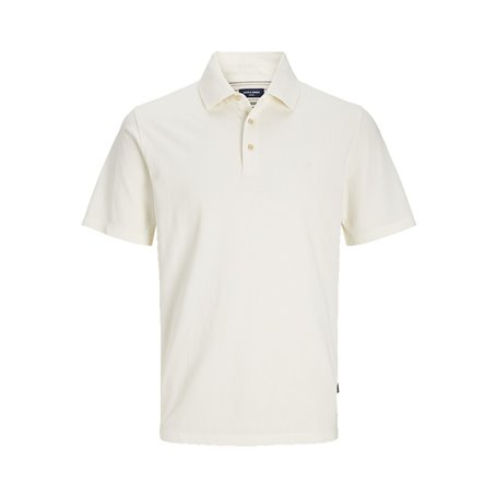 Polo à manches courtes homme Jack & Jones JPRBLUWILLIAM  12257315  Blanc