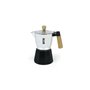Cafetière Italienne Quttin Bois Aluminium 6 Tasses