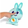 Peluche sonore Moltó Gusy luz Baby Bunny Turquoise 7,5 cm