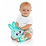 Peluche sonore Moltó Gusy luz Baby Bunny Turquoise 7,5 cm