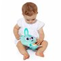 Peluche sonore Moltó Gusy luz Baby Bunny Turquoise 7,5 cm
