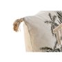 Coussin Home ESPRIT Beige Naturel Tropical Boho 45 x 5 x 45 cm