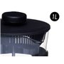Théière Noir Transparent 1 L Piston