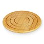 Dessous de plat Naturel Bambou 19 x 1 x 19 cm (24 Unités) Rond