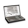 Ensemble de Couteaux Noir Acier inoxydable polypropylène (6 Unités) 6 Pièces