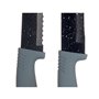 Ensemble de Couteaux Noir Acier inoxydable polypropylène (6 Unités) 6 Pièces