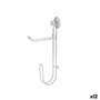 Porte-rouleaux pour Papier Toilette Acier ABS 3 x 32 x 15 cm (12 Unités) Double