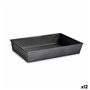 Moule rectangulaire Gris foncé Métal Acier au carbone 24 x 6