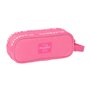 Trousse Fourre-Tout Double BlackFit8 Glow up Rose 21 x 8 x 6 cm