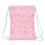 Sac à dos serré par des ficelles Peppa Pig Ice cream Rose Menthe 26 x 34 x 1 cm