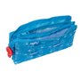 Trousse Fourre-Tout Double Los Pitufos Bleu 22 x 12 x 3 cm