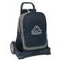 Cartable à roulettes Kappa Dark navy Gris Blue marine 32 x 44 x 16 cm