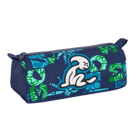 Trousse d'écolier El Niño Glassy Blue marine 21 x 8 x 7 cm