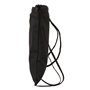 Sac à dos serré par des ficelles Kappa Black Noir 35 x 40 x 1 cm