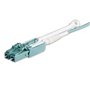 StarTech.com MPO8LCPL3M câble de fibre optique 3 m MPO/MTP 8x LC OM3 Couleur aqua