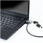StarTech.com NANOK-LAPTOP-LOCK câble antivol Noir, Argent 2 m