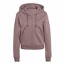 Sweat à capuche et fermeture éclair femme Adidas ALL SZN Fleece Café