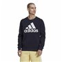 Sweat sans capuche homme Adidas Essentials Big Logo Blue marine Bleu foncé