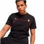 T-shirt à manches courtes homme Puma Ferrari Race Noir