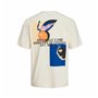 T shirt à manches courtes Enfant Jack & Jones tampa Back Beige