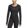 T-shirt à manches longues femme Adidas Studio Noir
