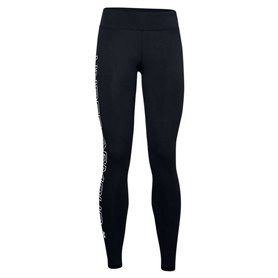 Leggings de Sport pour Femmes Under Armour Favorite Wordmark Noir