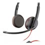 Casques avec Microphone HP Blackwire C3225 Stereo Noir
