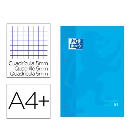 Rechange Oxford 400123679 Bleu 80 Volets A4