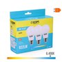 Lot de 3 ampoules LED EDM F 10 W E27 810 Lm Ø 6 x 10,8 cm (6400 K)