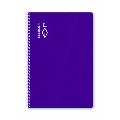 Cahier ESCOLOFI 5 Unités Violet quarto 50 Volets