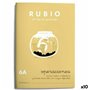 Cahier de maths Rubio Nº 6A A5 Espagnol 20 Volets (10 Unités)