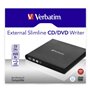 Graveur externe Verbatim Slimline CD/DVD Noir