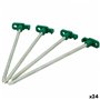 Sardines de camping Aktive 25 cm 4 Pièces Ø 8 mm (24 Unités)