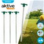 Sardines de camping Aktive 25 cm 4 Pièces Ø 8 mm (24 Unités)