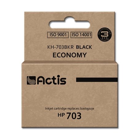 Cartouche d'encre originale Actis KH-703BKR Noir