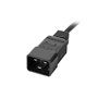 Rallonge 19'' 8 Tomas Schuko avec Interrupteur On/Off Lanberg PDU-08I-0200-C20-BK (2 m)