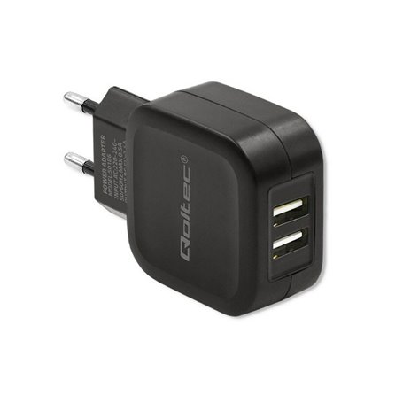 Chargeur mural Qoltec 50186 Noir 17 W