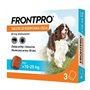 Comprimés FRONTPRO 612473 15 g 3 x 68 mg Convient aux chiens jusqu'à >10-25 kg