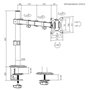 Support de table d'écran MacLean MC-753N 17" 32"