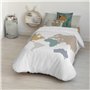 Housse de Couette Kids&Cotton Maui BIg Blanc 180 x 240 cm
