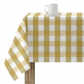 Nappe enduite antitache Belum Cuadros Moutarde 150 x 150 cm Carreaux Nappe enduite antitache Belum Moutarde 140 x 140 cm Carreaux