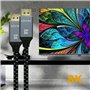 Câble DisplayPort Aisens A149-0435 Noir Noir/Gris 1 m